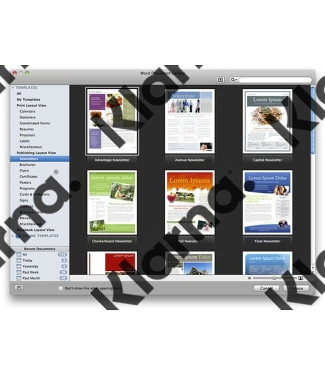 Microsoft MS Office Home en Student MAC 2011 Thuisgebruik en Studenten