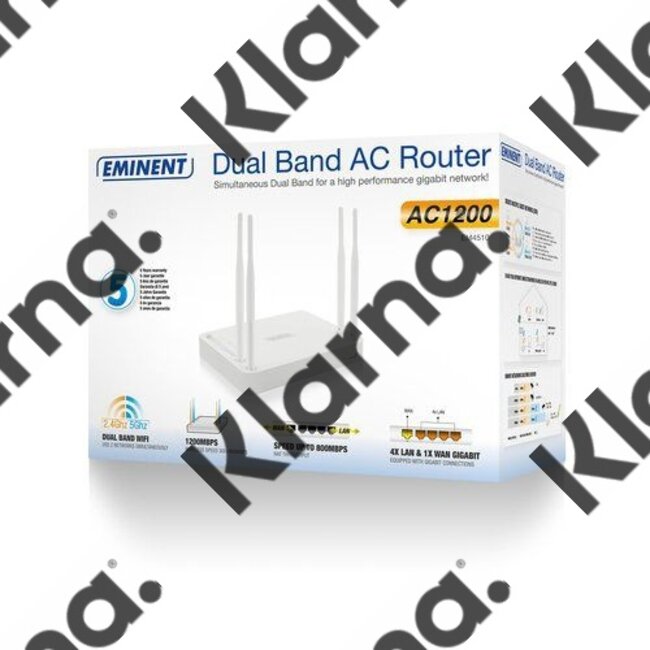 Eminent EM4510 Wi-Fi Ethernet LAN Dual-band router