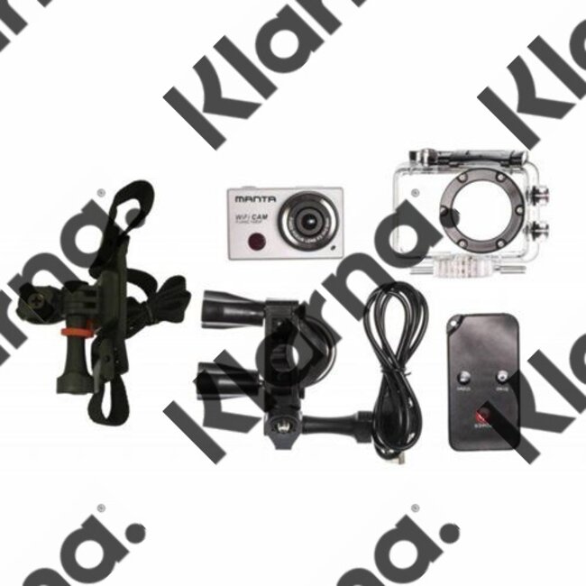 Manta WiFi Sport Cam + Accessoires / F-HD / 8MP