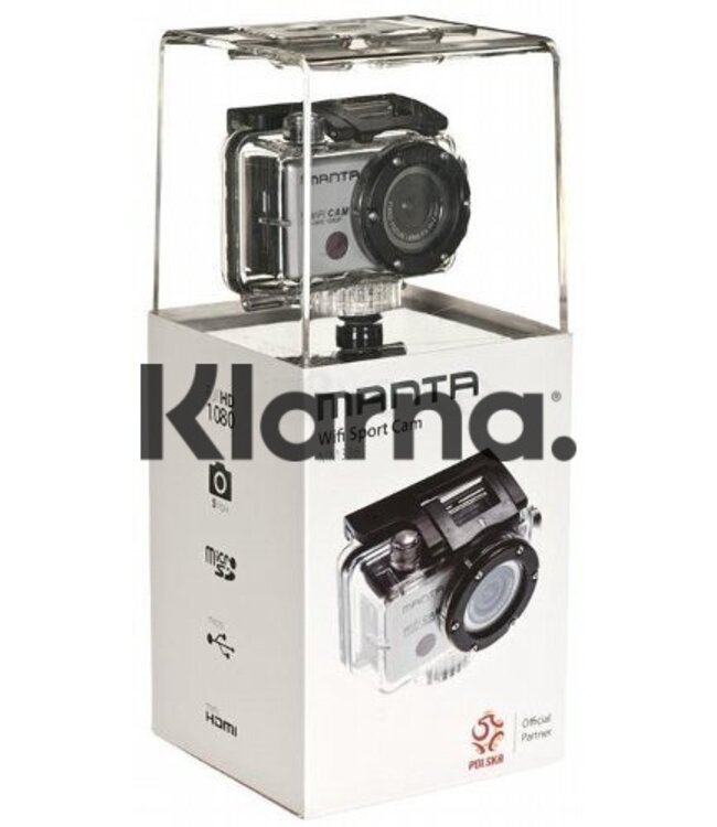Manta WiFi Sport Cam + Accessoires / F-HD / 8MP