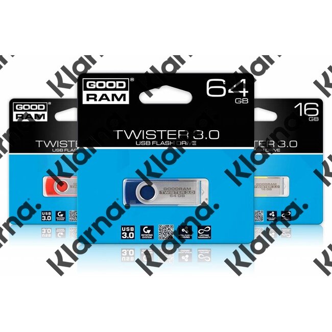 Goodram Storage  Flashdrive 'Twister' 16GB USB3.0 Blue