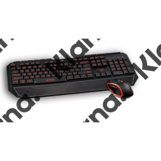 Rapoo Wired Gaming Keyboard Backlit + 500-3000 dpi optical m