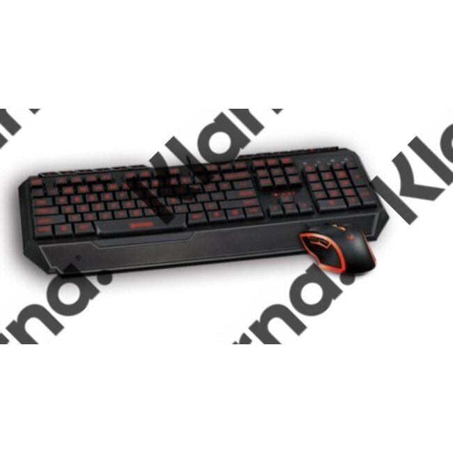 Rapoo Wired Gaming Keyboard Backlit + 500-3000 dpi optical m