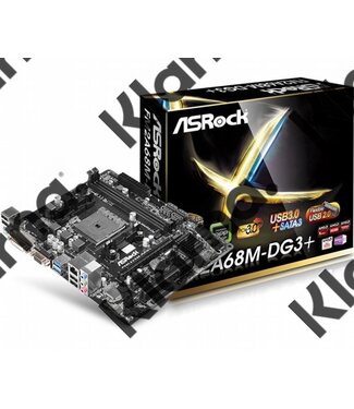Asrock FM2A68M-DG3+  FM2 / DVI  / HDMI / USB3.0 / M-ATX