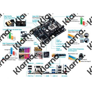Gigabyte GA-B85M-HD3 R4 moederbord