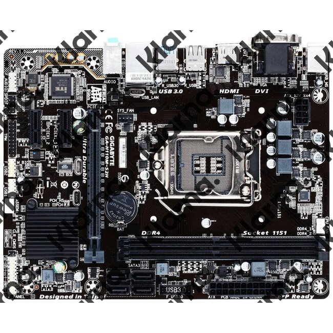 Gigabyte MB  GA-H110M-S2H  S1151 / 2 x DDR4 / USB3.0 / HDMI