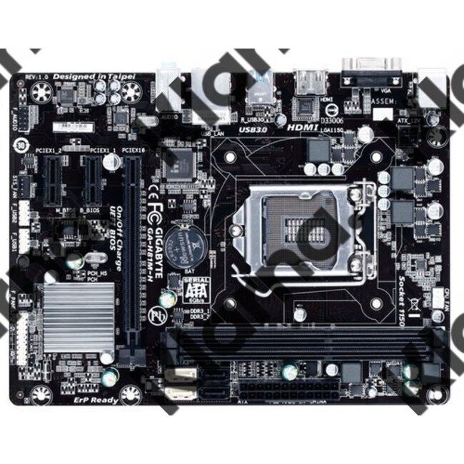 Gigabyte MB  H81M 1150 / HDMI / USB3.0 / 2 x DDR3 / mATX