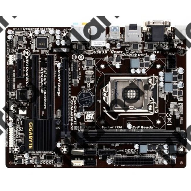 Gigabyte MB  H81M 1150 / HDMI / USB3.0 / 2 x DDR3 / mATX