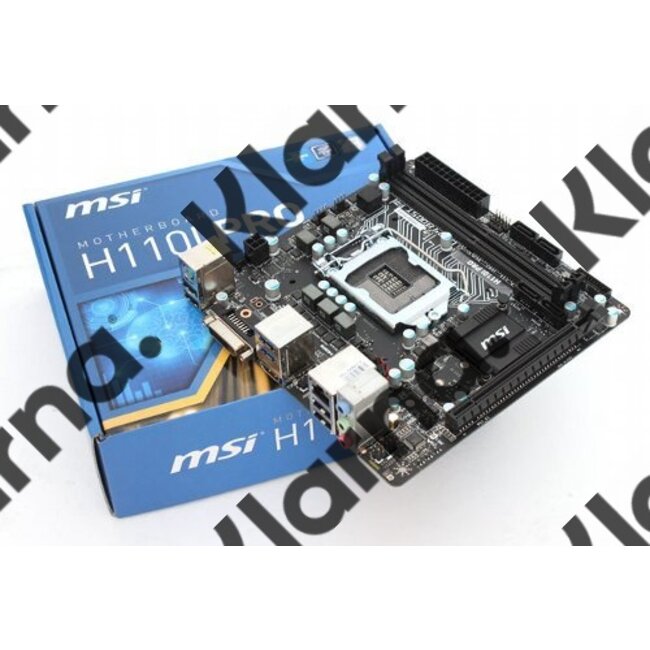 MSI MB  H110I-PRO 1151 / 2 x DDR4 / HDMI / USB3.0 / Mini -ITX