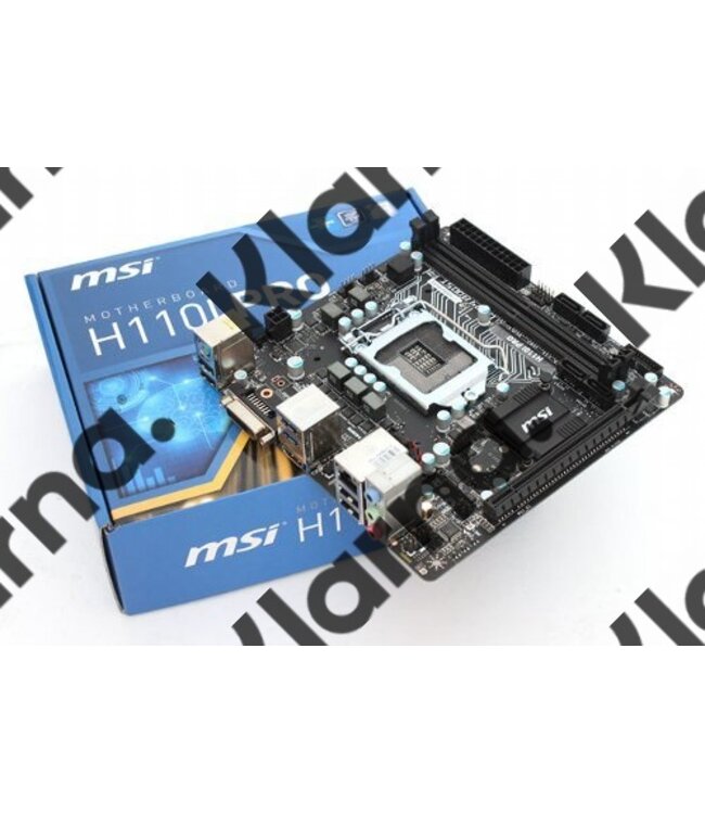 MSI MB  H110I-PRO 1151 / 2 x DDR4 / HDMI / USB3.0 / Mini -ITX