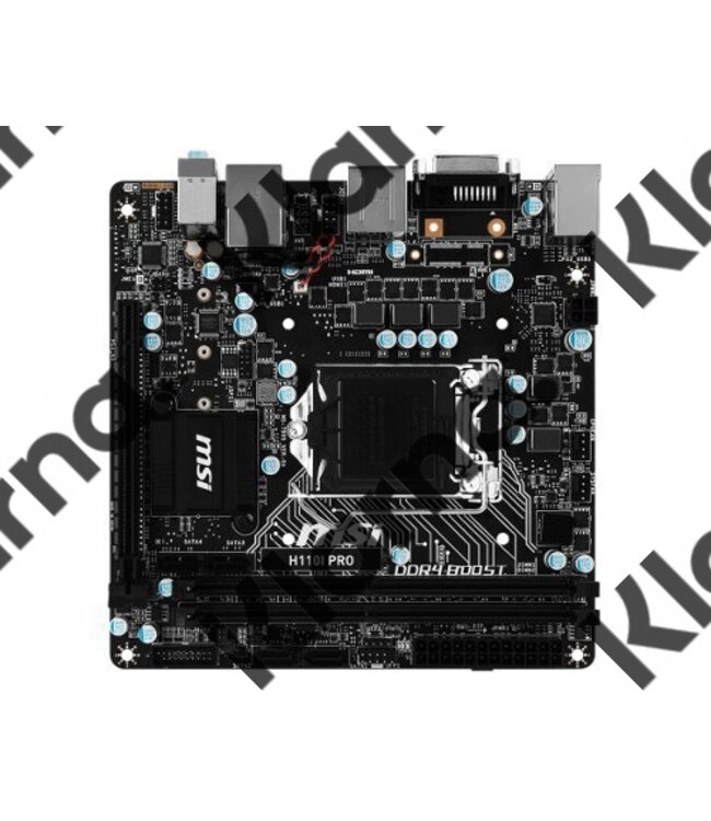 MSI MB  H110I-PRO 1151 / 2 x DDR4 / HDMI / USB3.0 / Mini -ITX