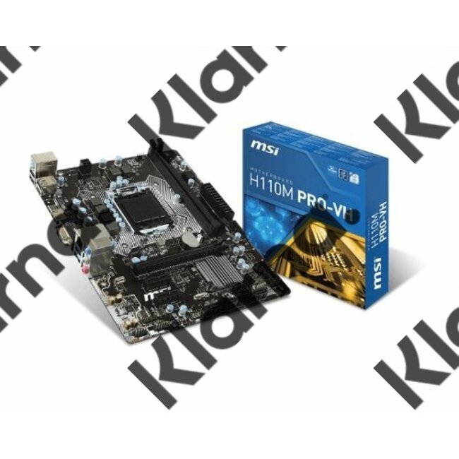 MSI MB  H110M PRO-VH 1151 / 2 x DDR4 / USB3.0 / HDMI