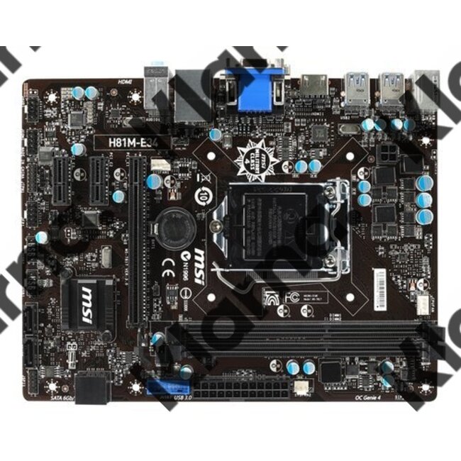 MSI MB  H81M-E34 1150 / SATA3 / IN/EX USB3.0 / DVI / HDMI