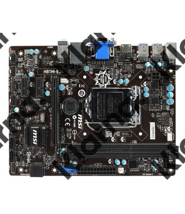MSI MB  H81M-E34 1150 / SATA3 / IN/EX USB3.0 / DVI / HDMI