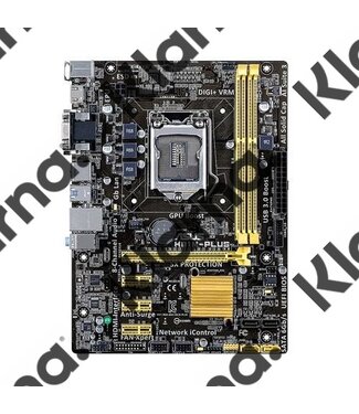 Asus H81M-PLUS / 1150  / SATA-3 / 4 x USB3.0 / DVI / HDMI moederbord