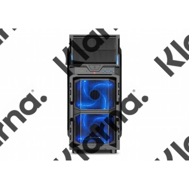Sharkoon Case VG5-W / ATX / Micro-ATX / 3.0 USB / BLUE