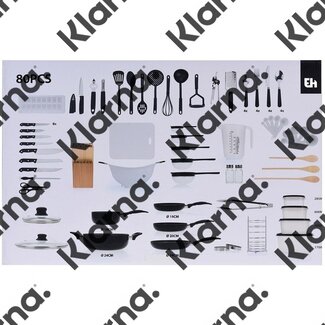 Excellent Houseware. Keukenset 80 delig