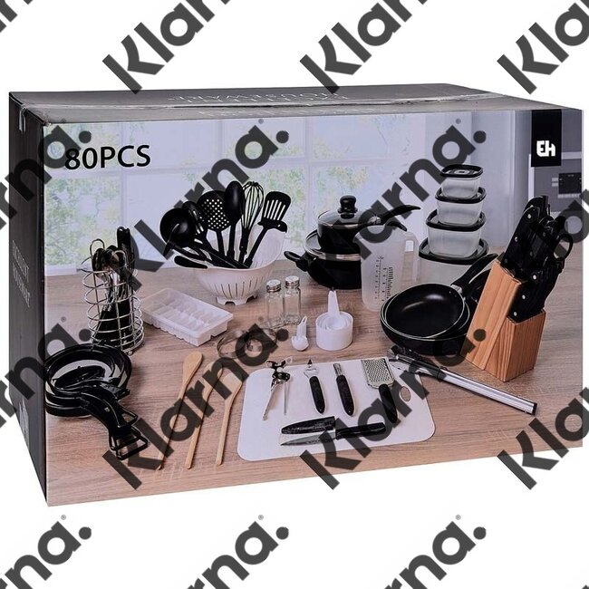 Excellent Houseware. Keukenset 80 delig