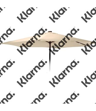 Ambiance Parasol met verlichting - 270cm - creme