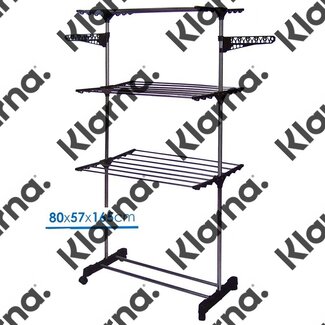 Storage Solutions Droogrek toren - verrijdbaar en inklapbaar - 17 meter drooglengte