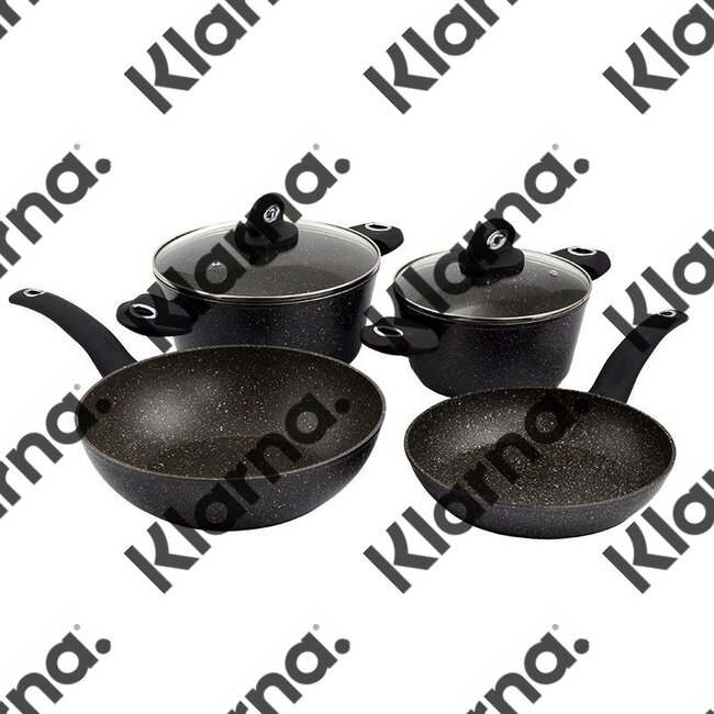 Bergner Pannenset Orion - inductie - marmer coating