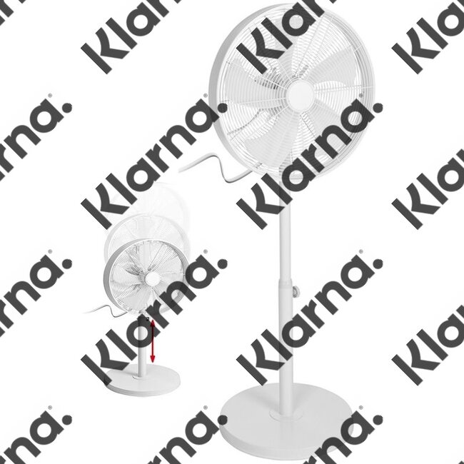 Excellent Electrics Statiefventilator - robuust en krachtig - wit