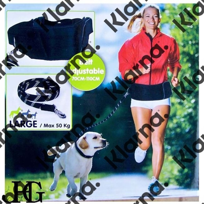 JHG Collection Luxe hondenriem met heupband