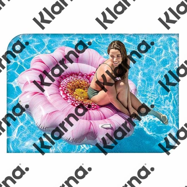 Intex Luchtbed Pink Daisy - 142cm