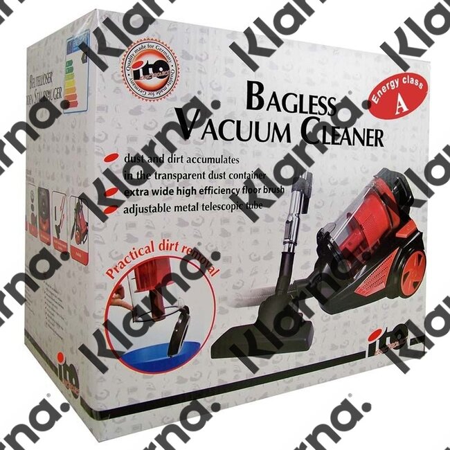 ITO Electronics ITO electronics Cyclone (zakloze) stofzuiger rood