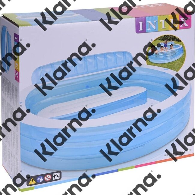 Intex Familiebad - met bank en rugsteun