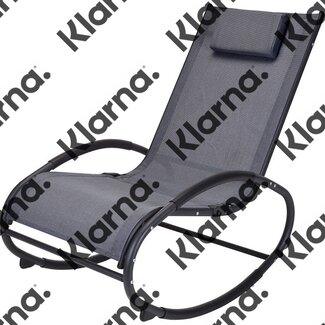 Ambiance Schommelstoel voor in de tuin - donkergrijs