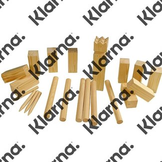 Outdoor Games Kubb spelset - groot -hout
