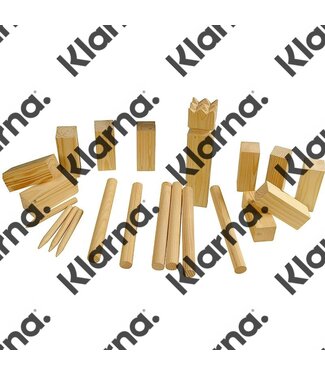 Outdoor Games Kubb spelset - groot -hout