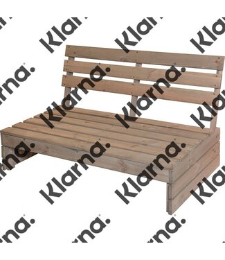 Ambiance Palletbank - 120 cm - 2-zits