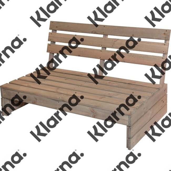Ambiance Palletbank - 120 cm - 2-zits