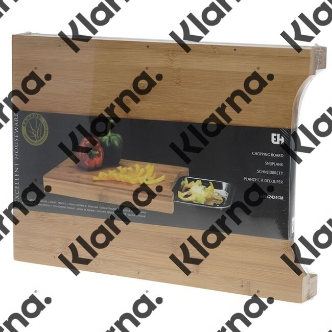 Excellent Houseware. Bamboe snijplank met opvangbak