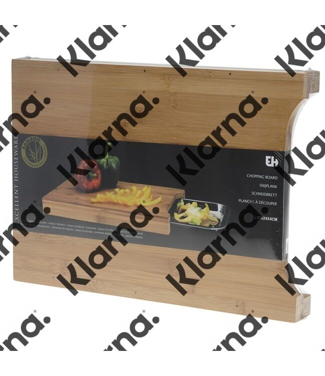 Excellent Houseware. Bamboe snijplank met opvangbak