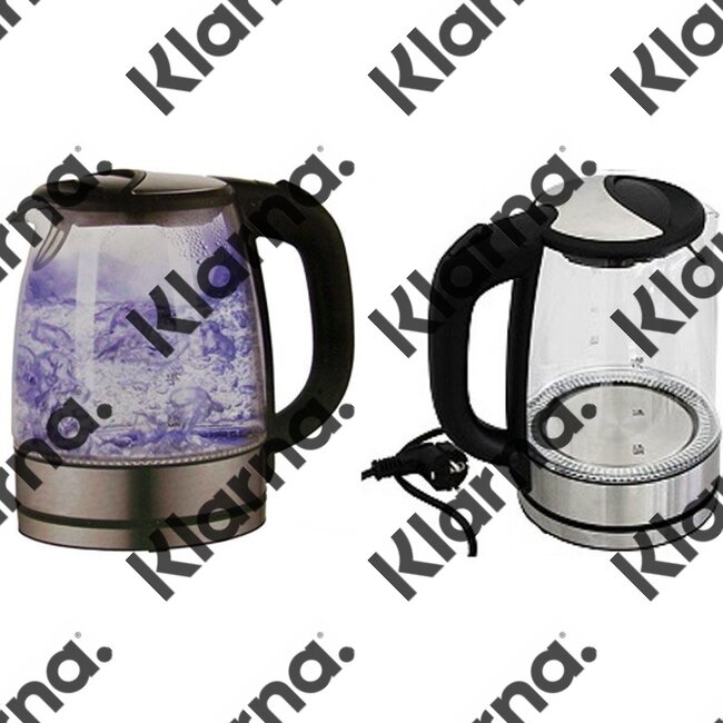Deski Glazen Waterkoker 1.7L met LED verlichting