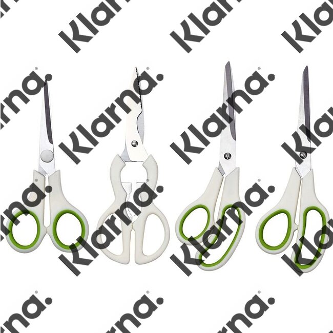 Renberg Roestvrijstalen scharenset (4 delig)