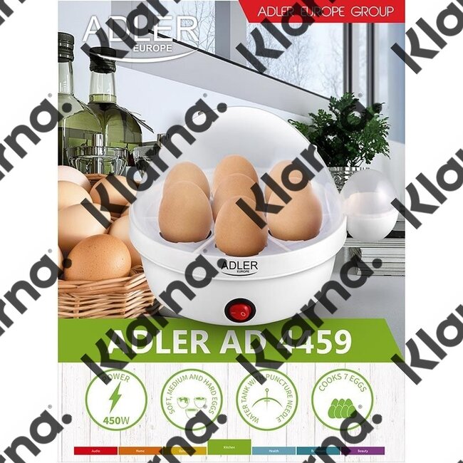 Adler AD4459 - Eierkoker - 7 eieren
