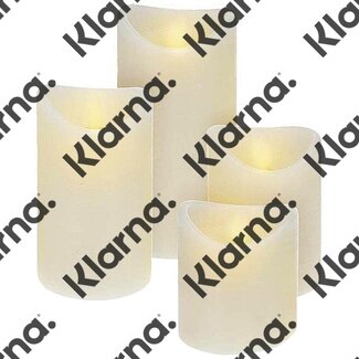 Wax LED Kaarsen met afstandsbediening - Set van 4