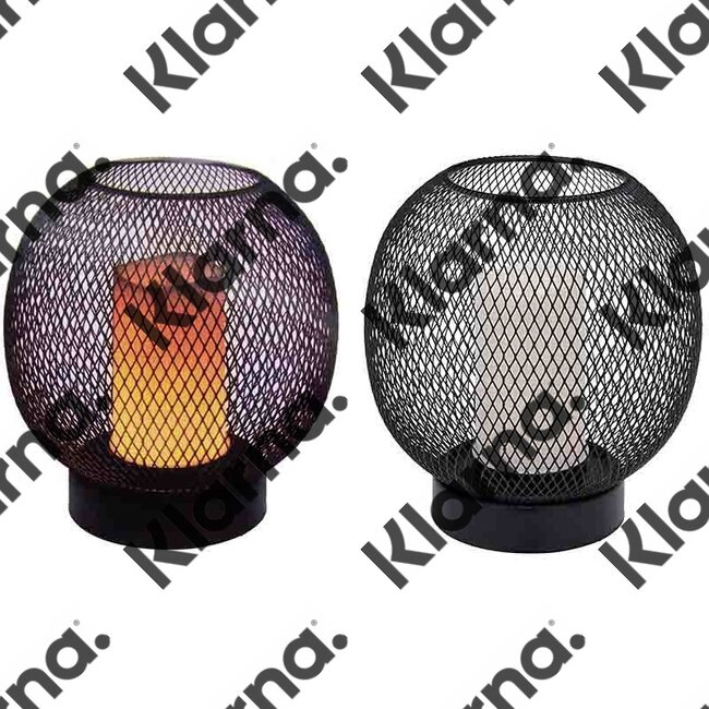 Home&Styling Tafellamp - draad -  19cm - luxe uitvoering