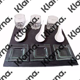 Cuisine Performance Aperitief-, tapasset leisteen (10 delig)