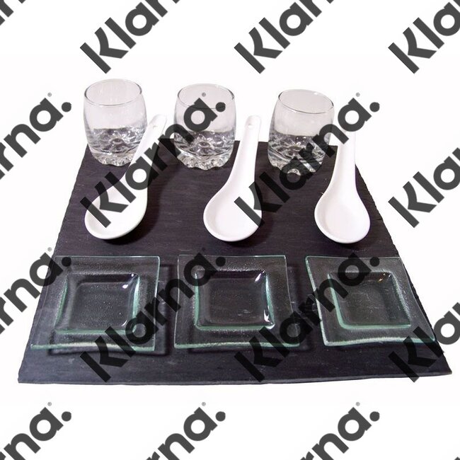 Cuisine Performance Aperitief-, tapasset leisteen (10 delig)