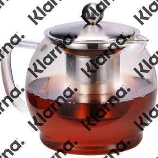 Haushalt International Glazen Theepot met filter - 1.2 liter