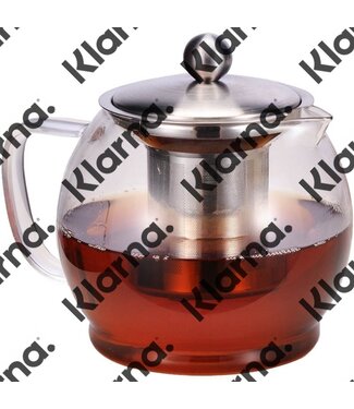 Haushalt International Glazen Theepot met filter - 1.2 liter