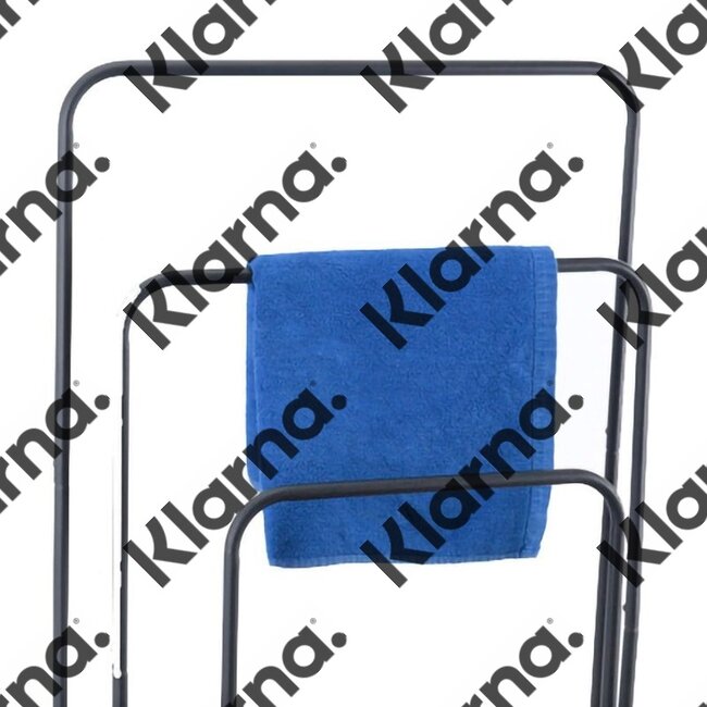 Bathroom Solutions Handdoekenrek metaal - zwart