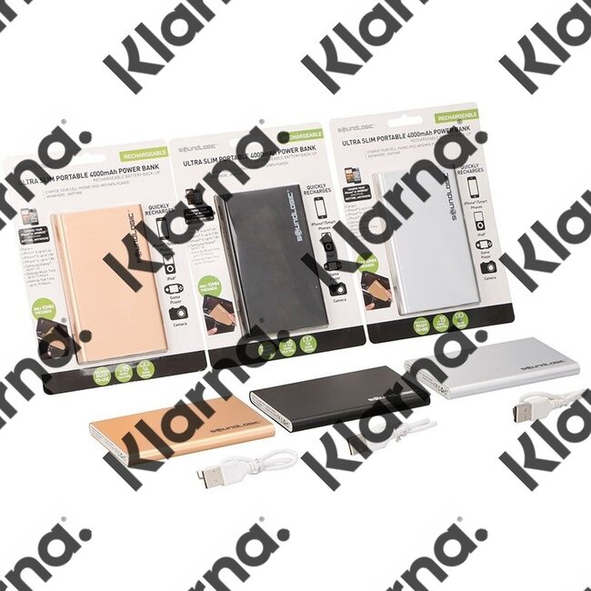 Soundlogic Powerbank ultraslim - 4000mAh
