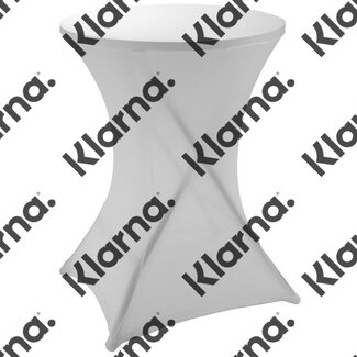 Statafelrok - stretch wit - Ø80 x 110cm