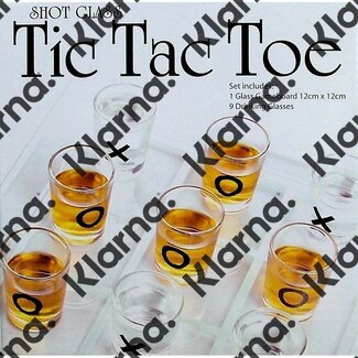 Mini Shot glaasjes spel Tic Tac Toe